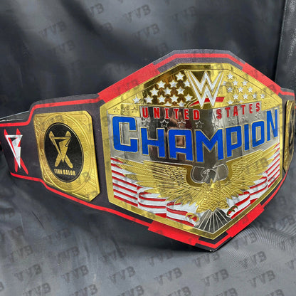 Custom Finn Balor United States Title Championship Belt - Victory Vault Belts