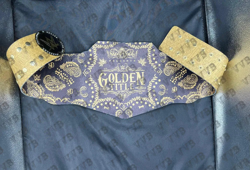 Snoop Dogg Universal World Heavyweight Championship Belt – 4mm Diecast Replica Wrestling Title