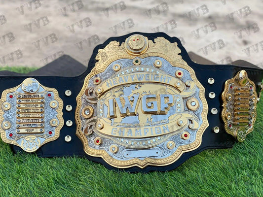 IWGP Heavyweight V4 Elite Series wrestling championship belt replica high quality gold plated design for collectors
