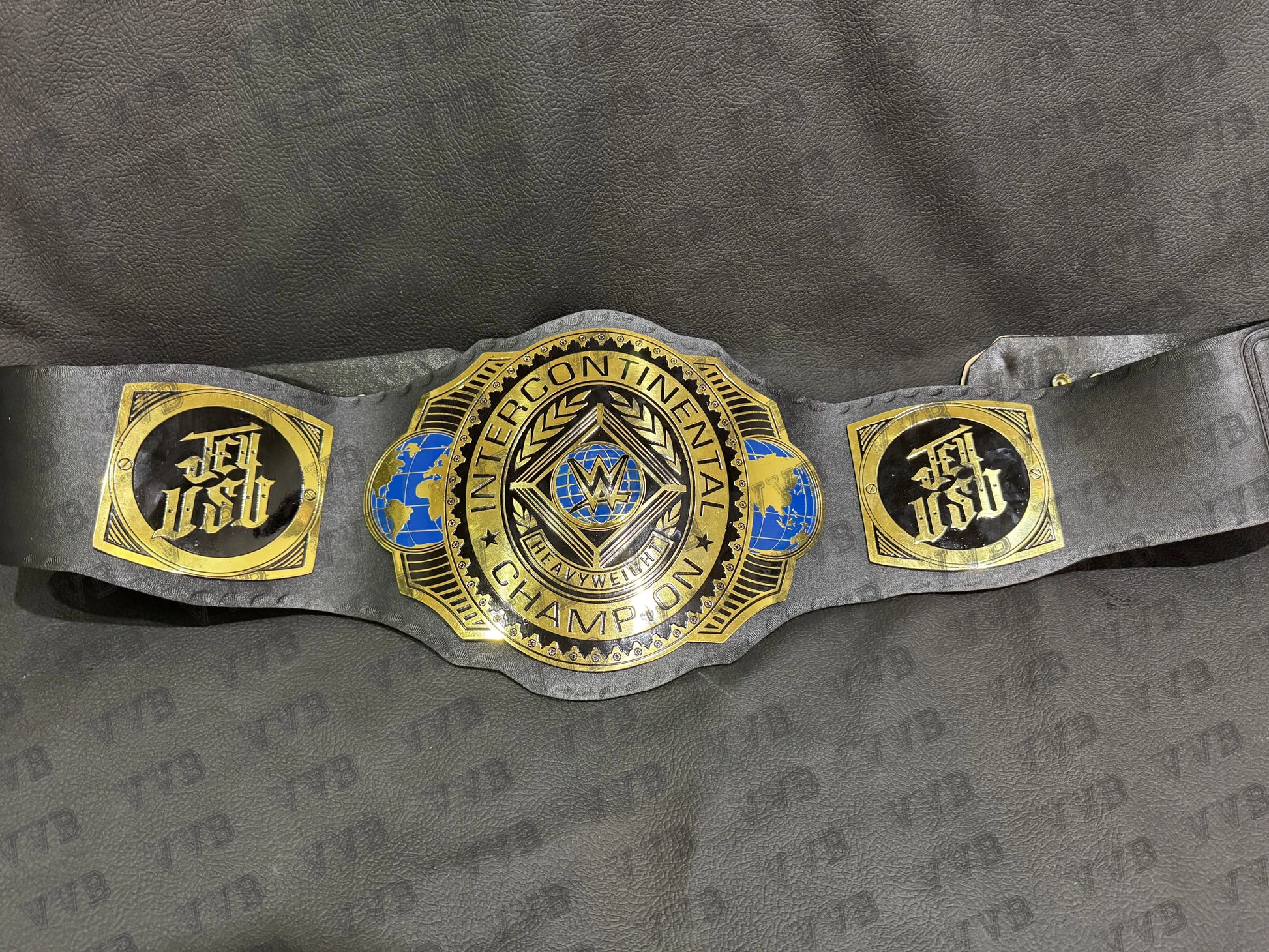 Jey Uso championship belt YEET Intercontinental Championship belt