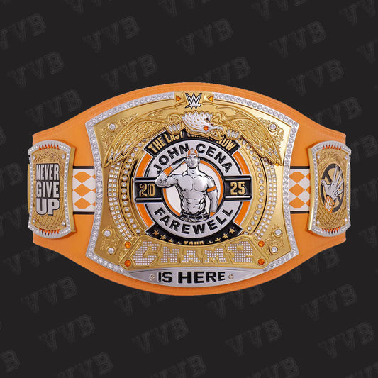 WWE John Cena Farewell 2025 Spinner Championship Replica Title Belt - Knoxville
