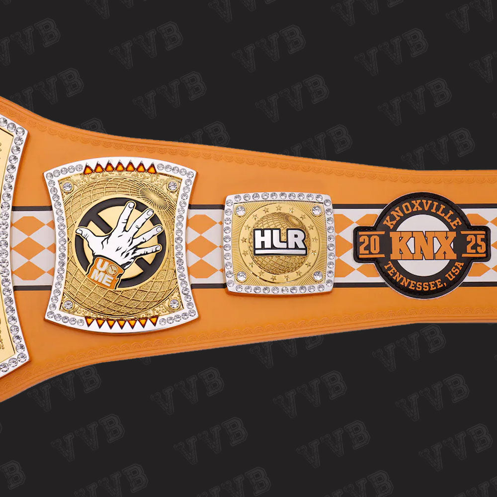 WWE John Cena Farewell 2025 Spinner Championship Replica Title Belt - Knoxville