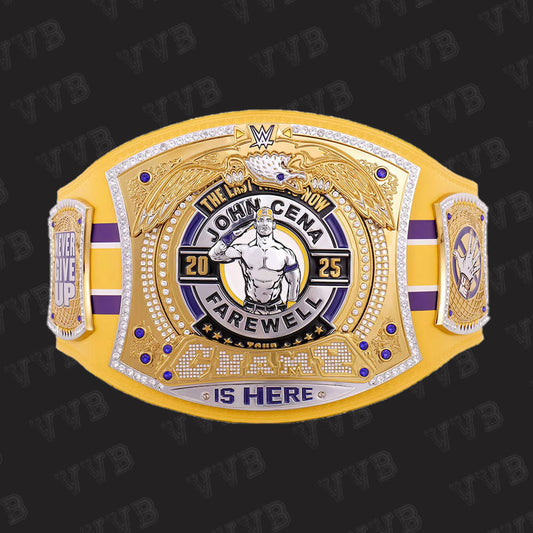 John Cena Spinner Championship Replica Belt – 2025 Farewell Tour Bakersfield Edition