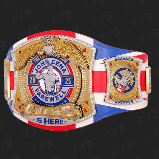 John Cena Farewell Tour 2025 London Spinner Championship Replica Title Belt