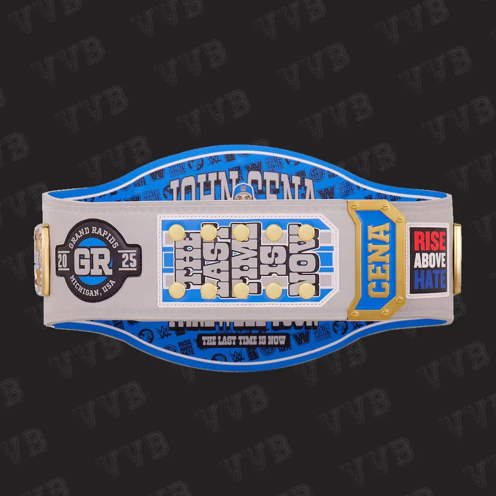 John Cena Grand Rapids 2025 Farewell Spinner Replica Title Belt