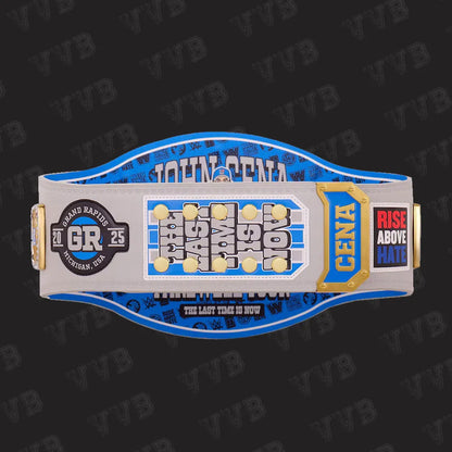 John Cena Grand Rapids 2025 Farewell Spinner Replica Title Belt