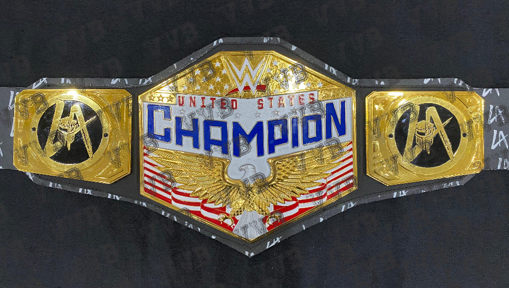 LA Knight Signature Series US Championship Belt – 6MM Brass Replica