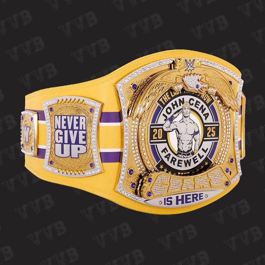 WWE John Cena 2025 Farewell Tour Spinner Replica Title Belt