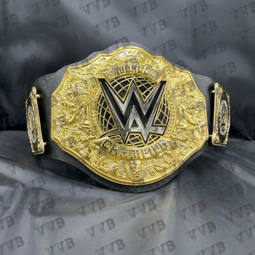 NEW World Heavyweight Championship Title Belt – 6MM Diecast Wrestling Replica