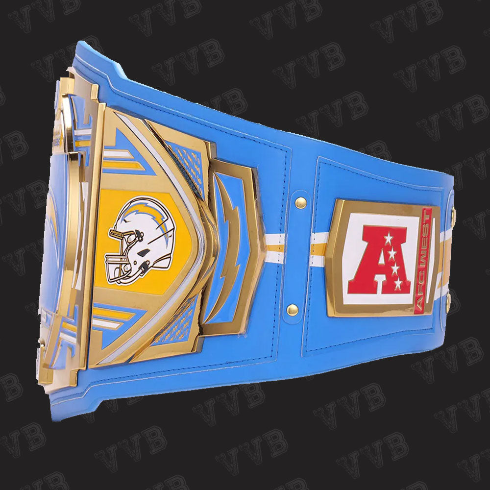 NFL x WWE Chargers Championship Belt Display