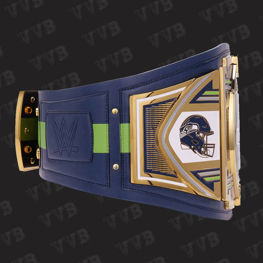 Seattle Seahawks WWE Legacy Title Belt Replica