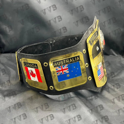 NWA Domed Globe World Heavyweight Championship Belt – Replica Wrestling Title for Collectors & Fans