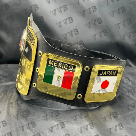 NWA Domed Globe World Heavyweight Championship Title Belt Replica