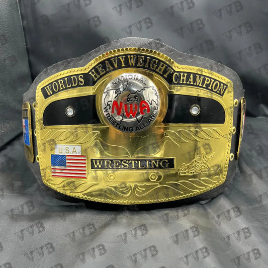 NWA Domed Globe World Heavyweight Championship Title Belt Replica