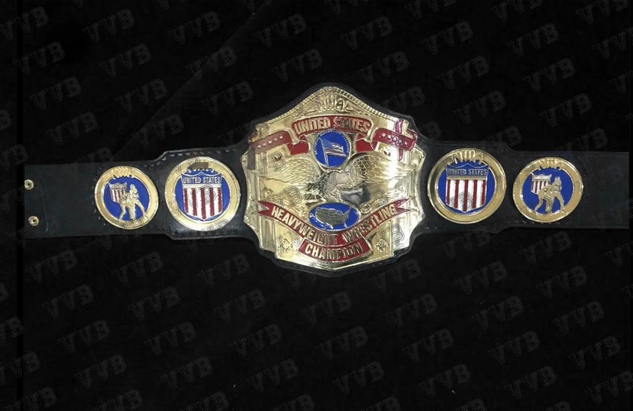 NWA United States Heavyweight wrestling championship title belt