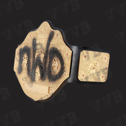 NWO Spray Paint WCW Championship Replica Belt – 4MM Brass Title