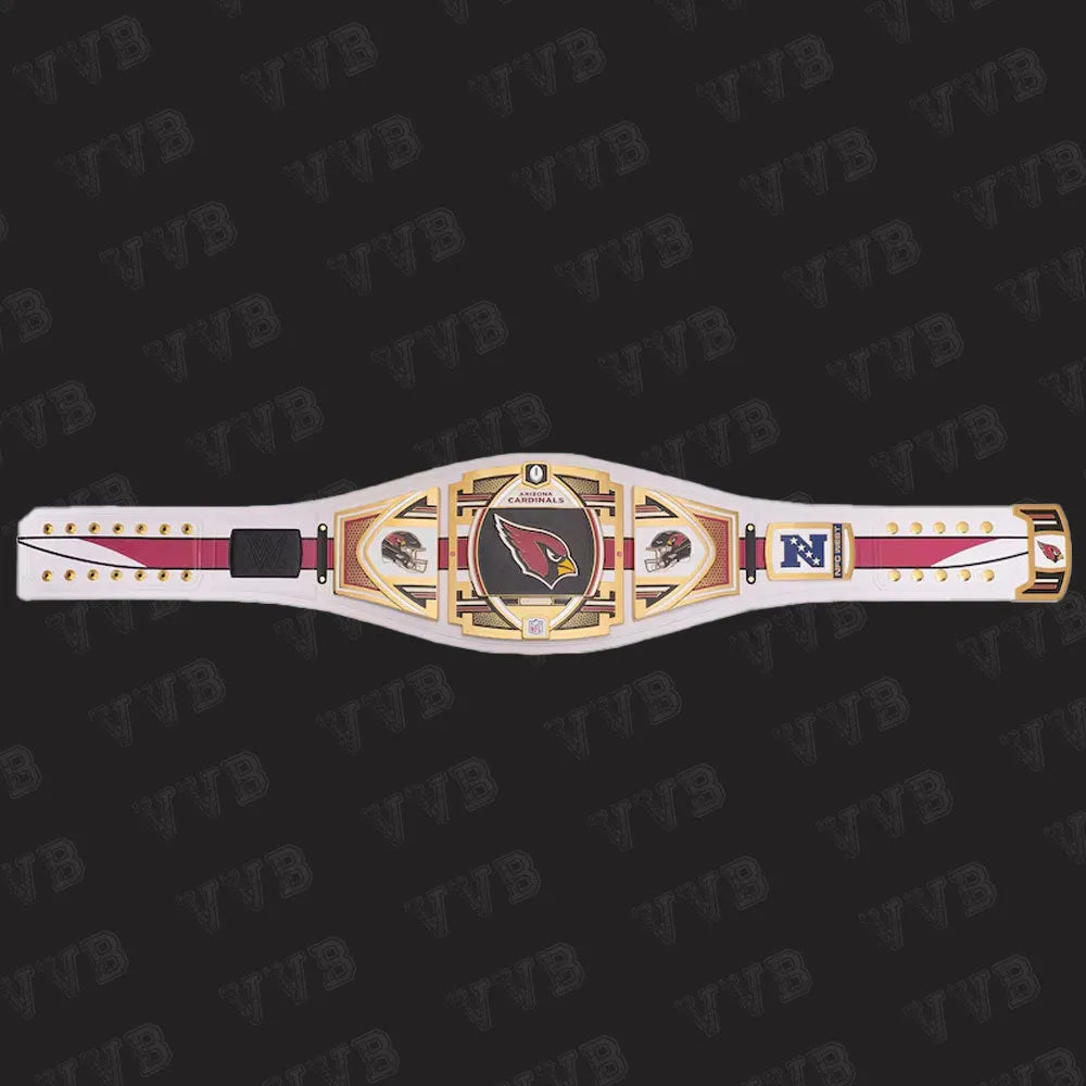 Official Arizona Cardinals WWE replica belt display