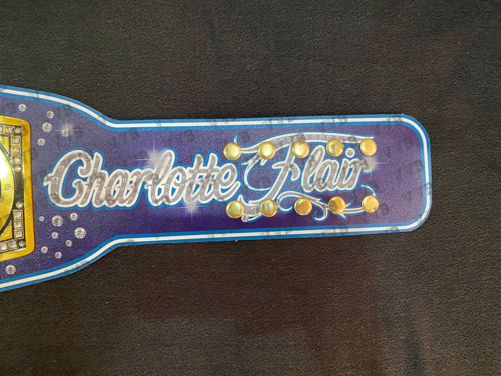 Premium quality signature belt for wrestling events