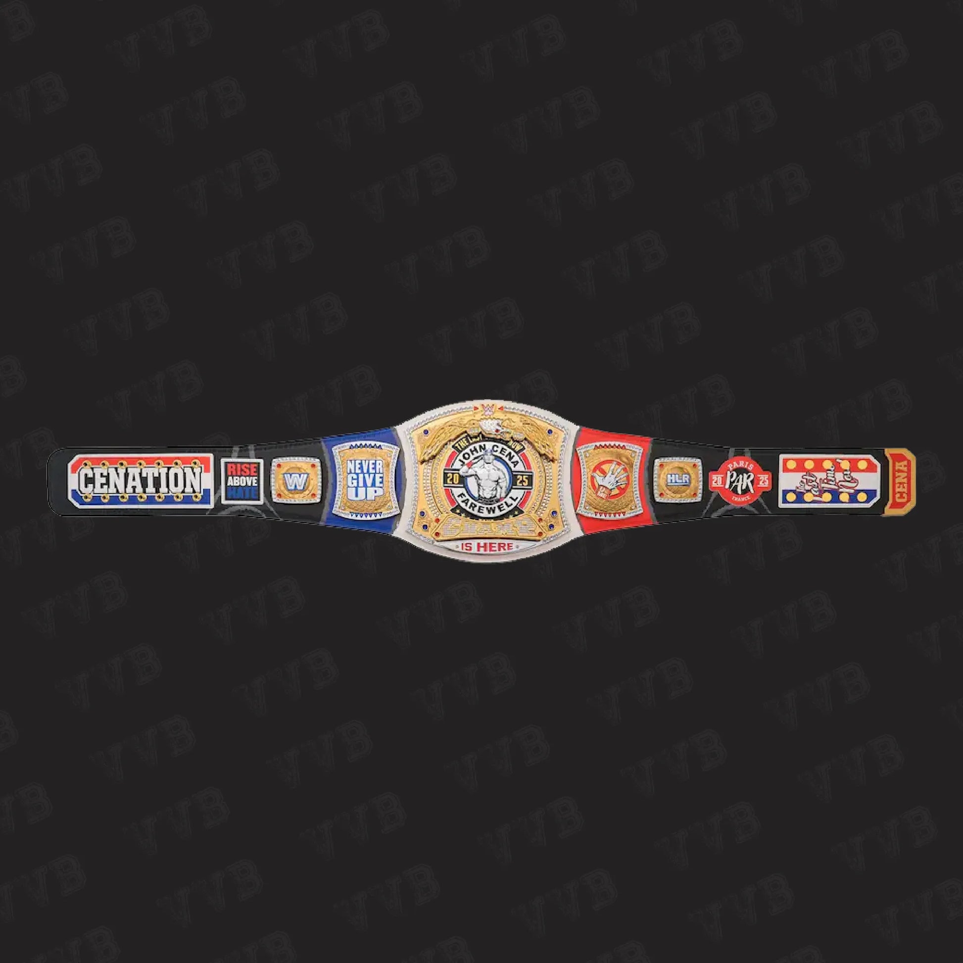 Professional wrestling championship belt for tournaments