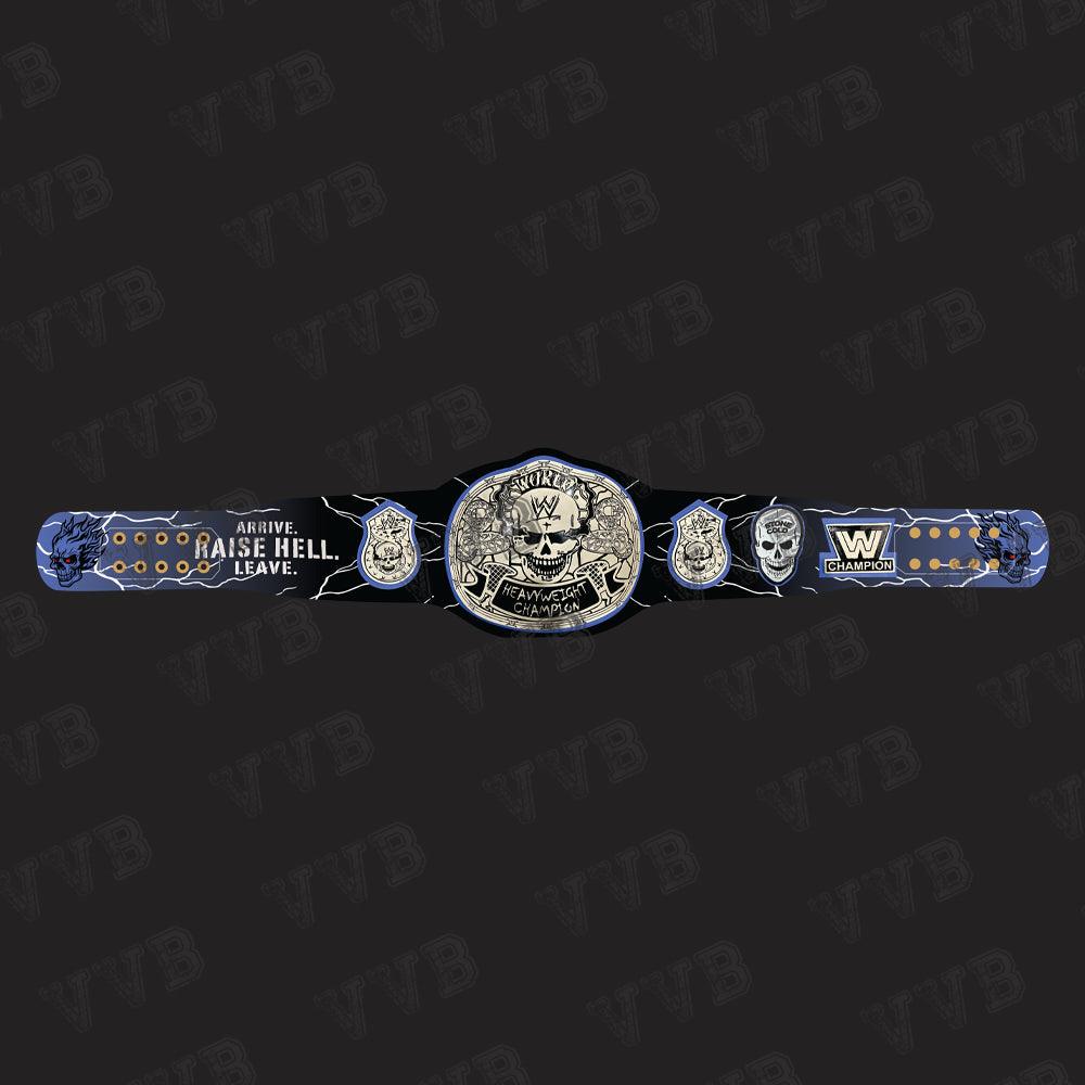Custom New Stone Cold Limited Edition Smoking Skull Championship Wrestling Title Belt 2MM Brass