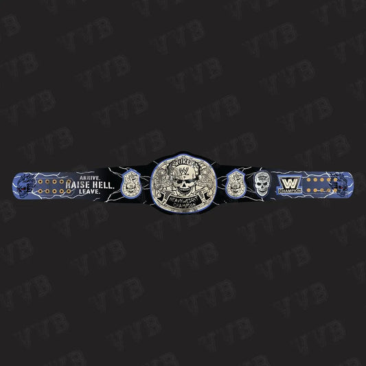 Custom New Stone Cold Limited Edition Smoking Skull Championship Wrestling Title Belt 2MM Brass