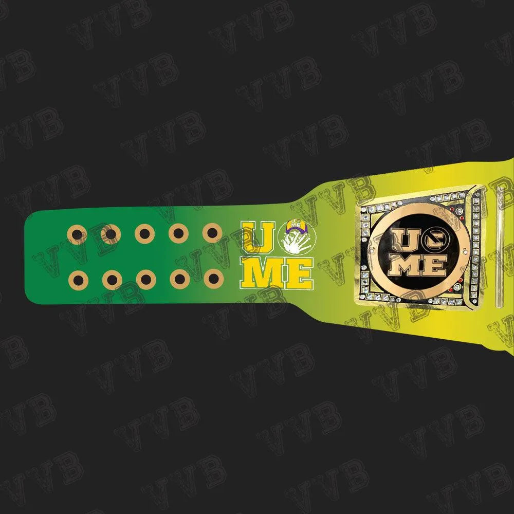 Custom John Cena Universal World Heavyweight Championship Replica Title Belt – Professional Wrestling Collectible