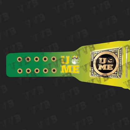 Custom John Cena Universal World Heavyweight Championship Replica Title Belt – Professional Wrestling Collectible