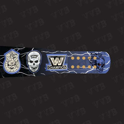 Custom New Stone Cold Limited Edition Smocking Skull Championship Wrestling Title Belt 2mm Brass Victory Vault Belts