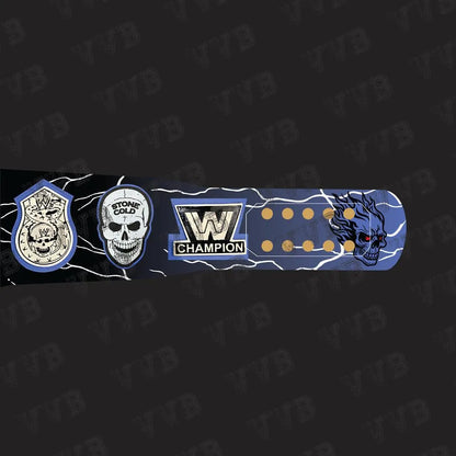 Custom Stone Cold Smoking Skull Championship Replica Belt – Limited Edition Wrestling Title | 2MM Brass