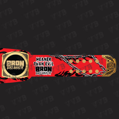 New Custom Bron Breakker Intercontinental Wrestling Championship Belt 2MM Brass