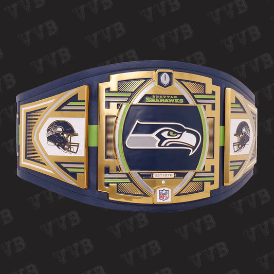 Seattle Seahawks WWE Legacy Title Belt Replica
