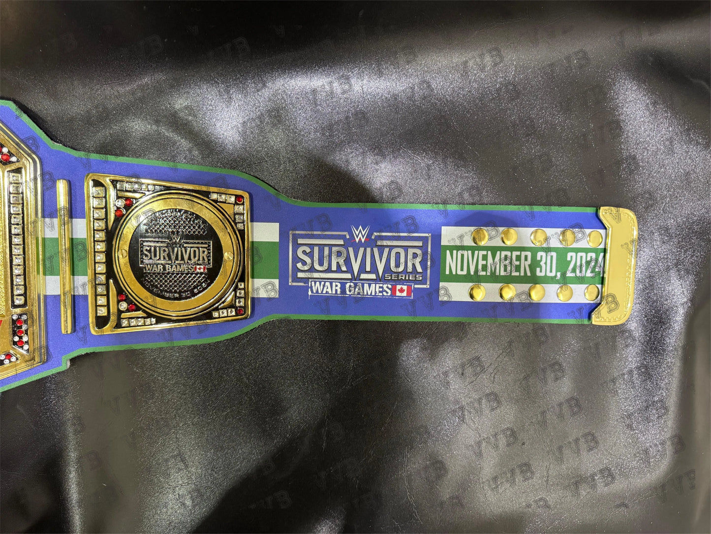 WWE Survivor Series War Games 2024 Undisputed Championship Title Belt Diecast 6mm