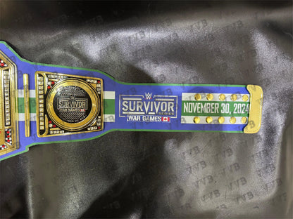 WWE Survivor Series War Games 2024 Undisputed Championship Title Belt Diecast 6mm