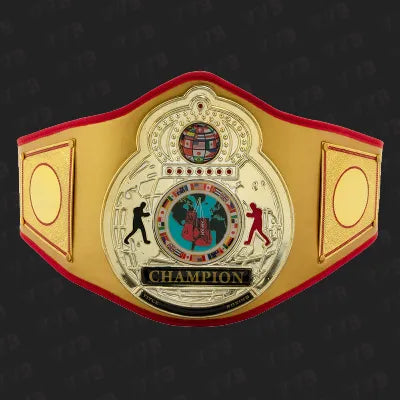 TITLE Boxing Gold Flash Title Belt – Champion Award Belt with Embossed Eagle Design