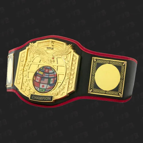 Triple Platinum Title Belt – Elite Boxing Championship Belt with Premium Platinum Finish