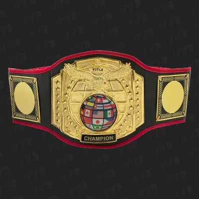 Triple Platinum Title Belt – Elite Boxing Championship Belt with Premium Platinum Finish