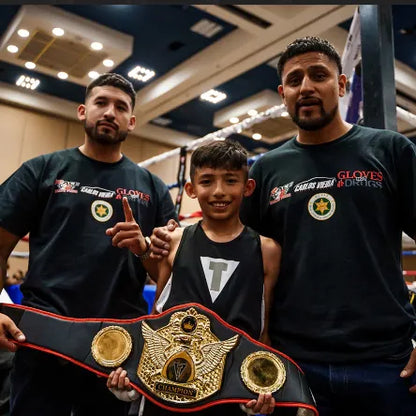 TITLE Boxing Eagle Crest Champion Belt – Gold Edition