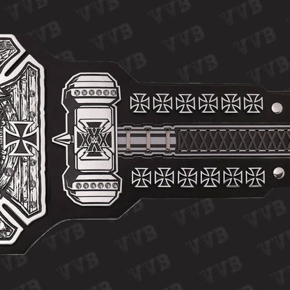 Triple H commemorative championship belt replica display