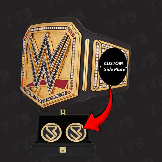 Undisputed Championship Belt with Custom Side Plates