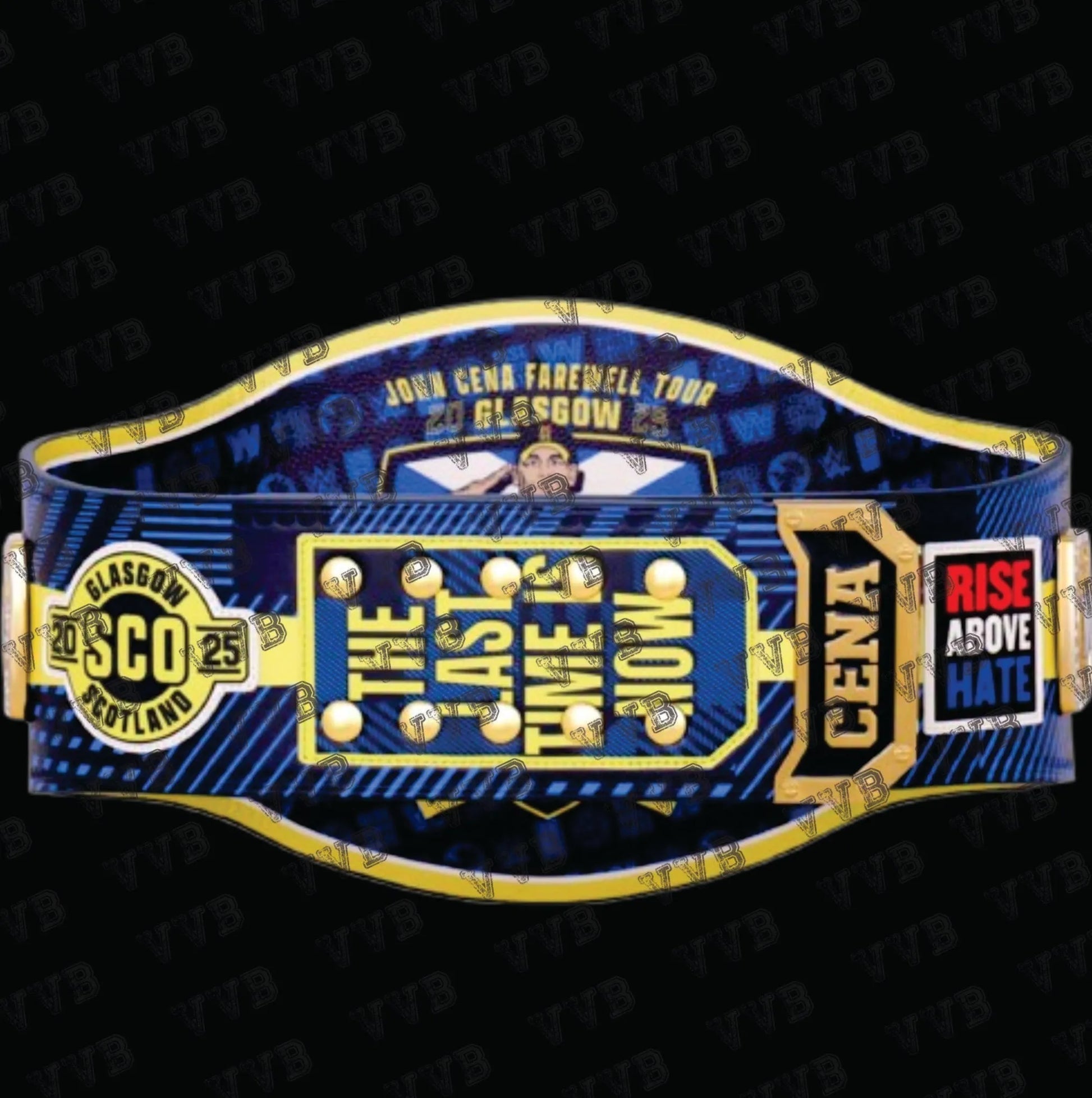 Unique wrestling belt for dedicated collectors