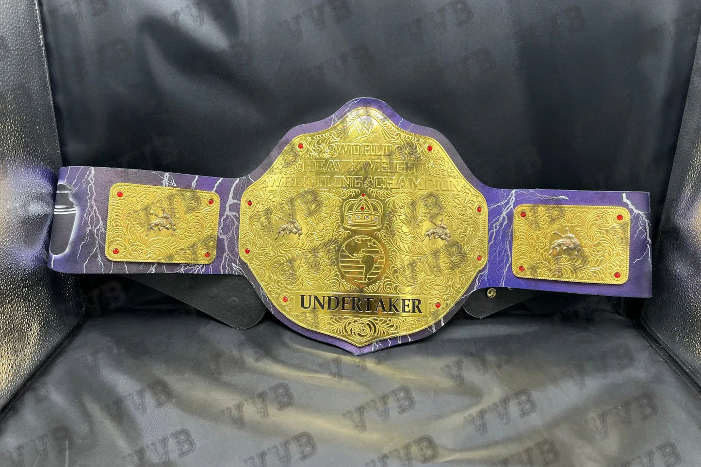 WWE Big Gold Undertaker Championship Belt – Replica Wrestling Title for Collectors & Fans