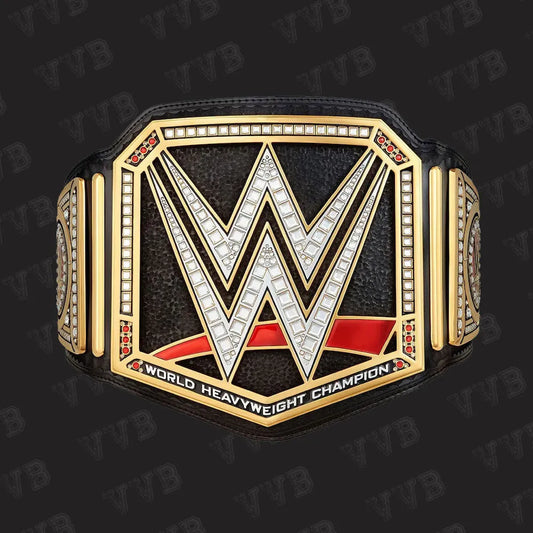 WWE Championship Replica Title Belt Black Strap authentic design
