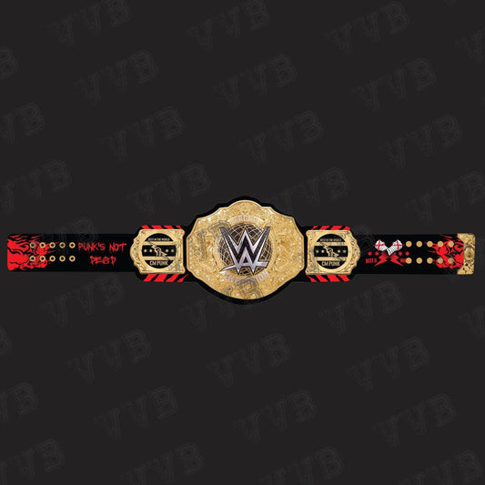 WWE Custom CM Punk World Heavyweight Championship Wrestling Belt Replica 6MM Brass