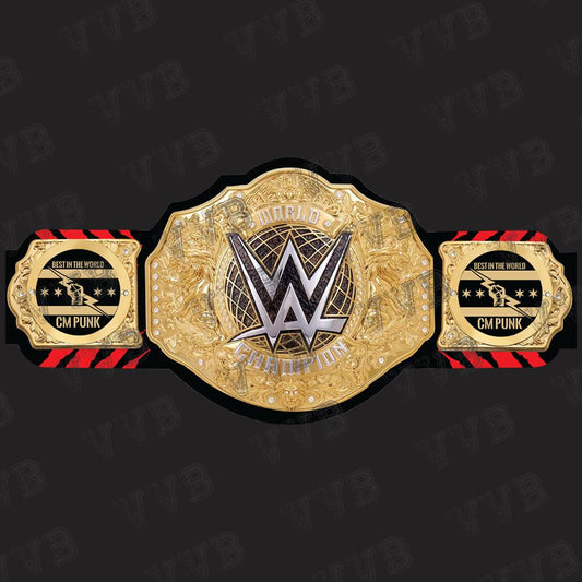 WWE Custom CM Punk World Heavyweight Championship Wrestling Belt Replica 6MM Brass