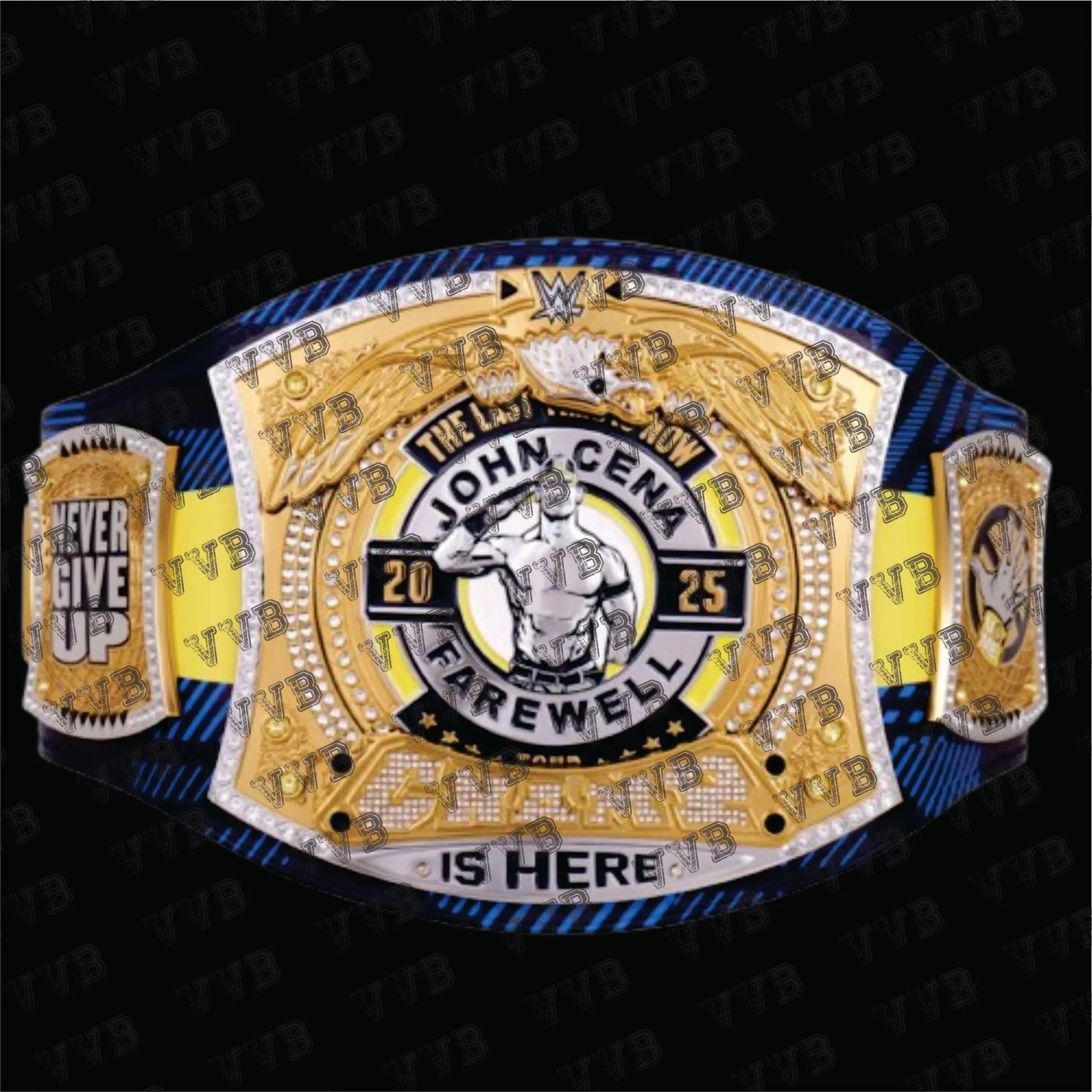 WWE John Cena Farewell 2025 spinner championship replica belt