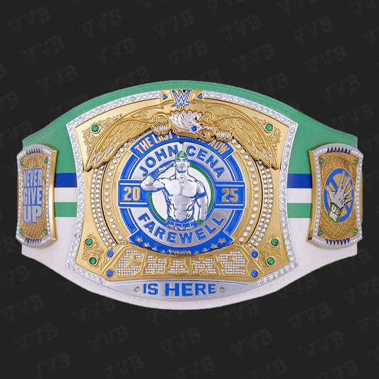 WWE John Cena farewell spinner championship replica belt