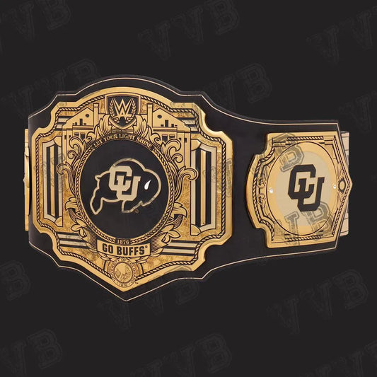 WWE Legacy Colorado Buffaloes 4mm Brass Title Belt