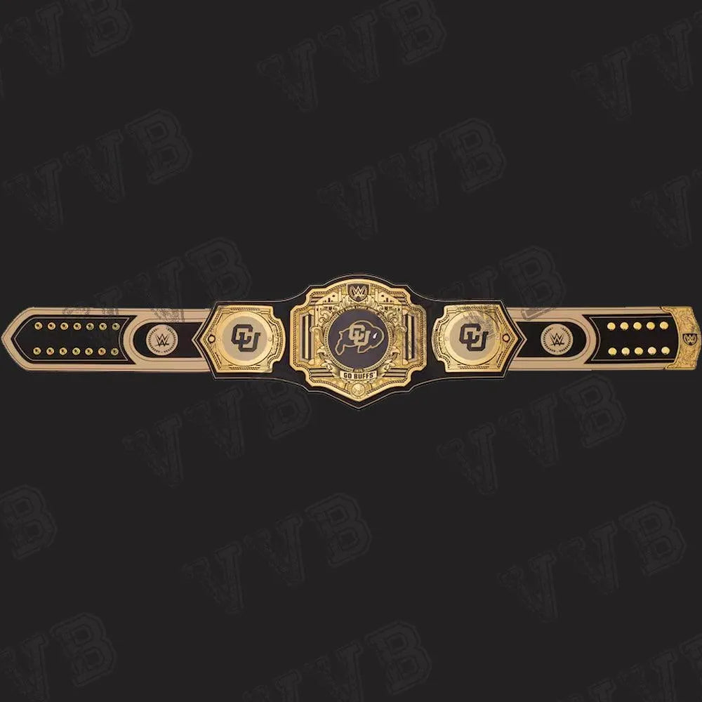 WWE Legacy Colorado Buffaloes 4mm Brass Title Belt – Wrestling Championship Replica