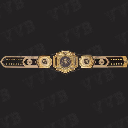 WWE Legacy Colorado Buffaloes 4mm Brass Title Belt – Wrestling Championship Replica