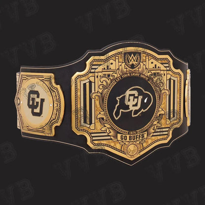 WWE Legacy Colorado Buffaloes 4mm Brass Title Belt – Wrestling Championship Replica